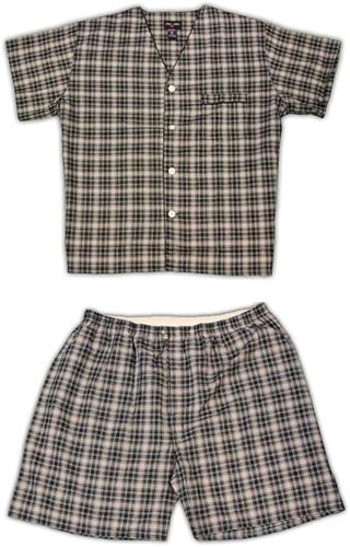 Cotton Blend Short Sleeve Broadcloth Pajamas to Size 7XB and 4X Tall