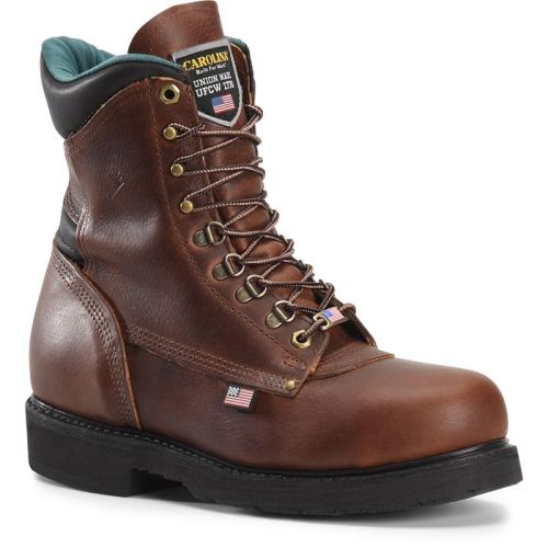 USA Made 8 Inch Steel Toe Boot to Size 18 and 4E Widths